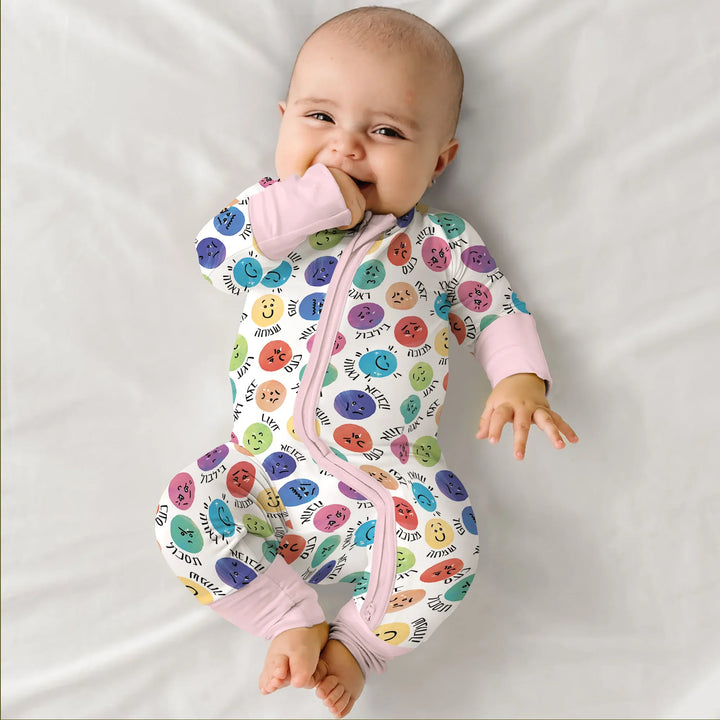 Gerippte Babykleidung mit individuellem Foto - Weich &amp; Skizzenhaft