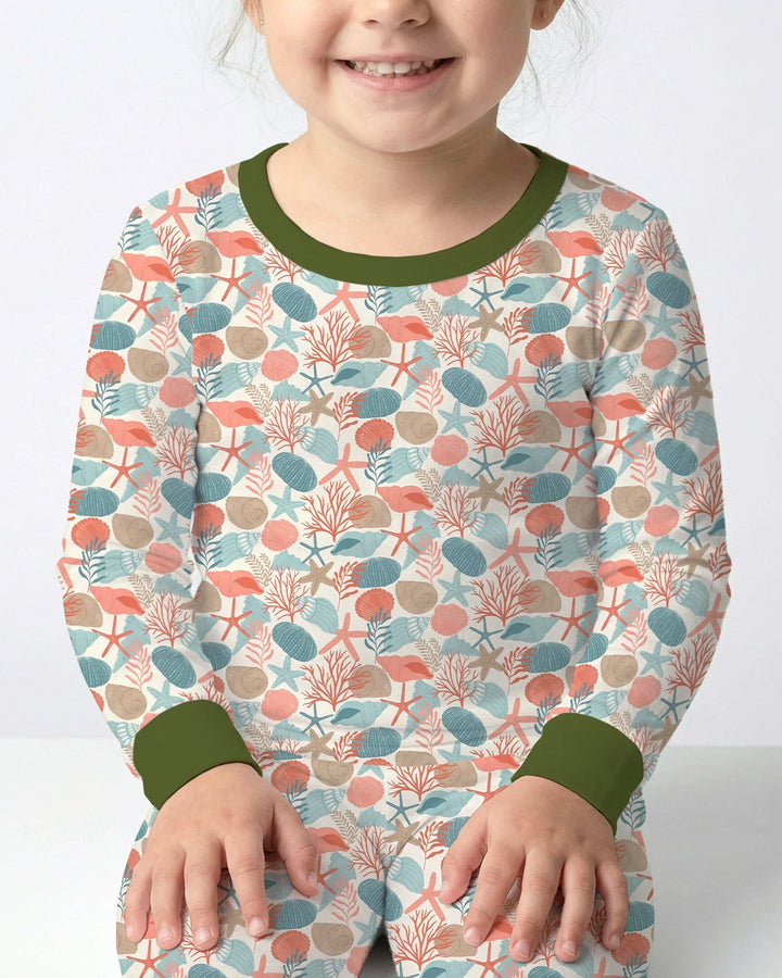 Sunny Beach Cruisers Bamboo Two Piece Long Sleeve Pajama Set