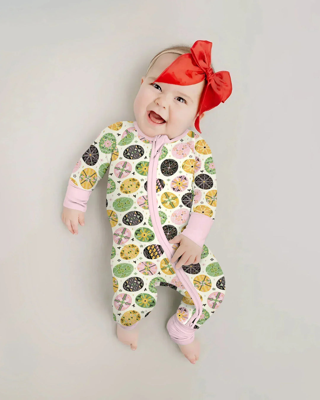 Pysanky Eggs Family Matching Bamboo Convertible Zippy