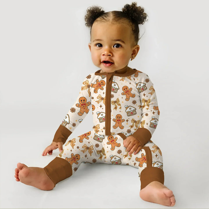 Brushstroke Gingerbread Convertible Zippy , Brushstroke Gingerbread Convertible Zippy - 0-3M