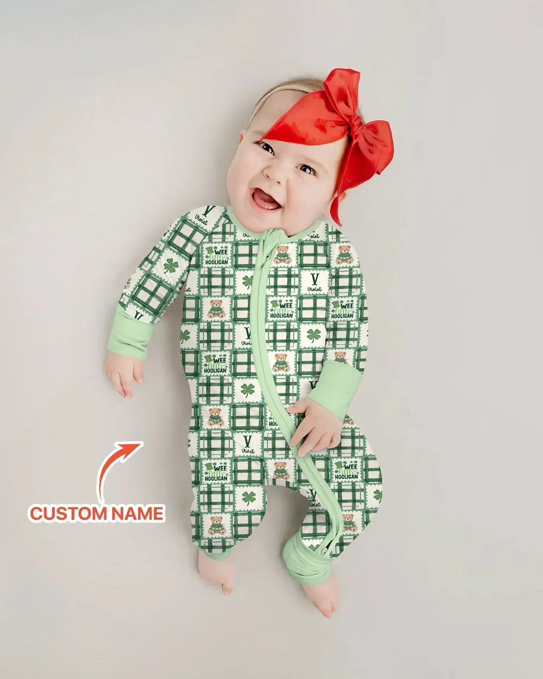 Gerippte Babykleidung mit individuellem Foto - Weich &amp; Skizzenhaft
