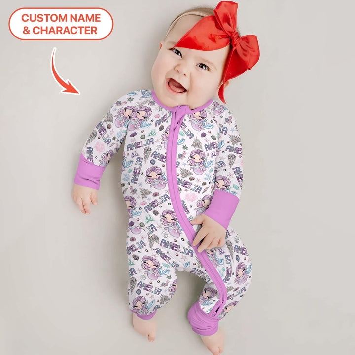 Gerippte Babykleidung mit individuellem Foto - Weich &amp; Skizzenhaft