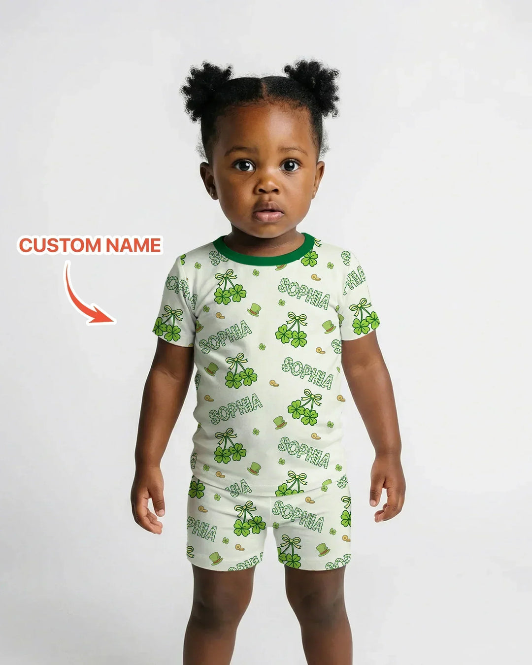 Zweiteiliges Pyjama-Set mit kurzen Ärmeln und Shorts im Sommer-Design