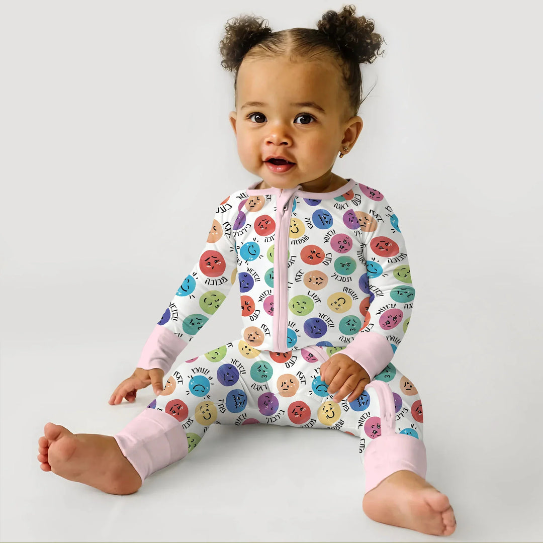 Gerippte Babykleidung mit individuellem Foto - Weich &amp; Skizzenhaft