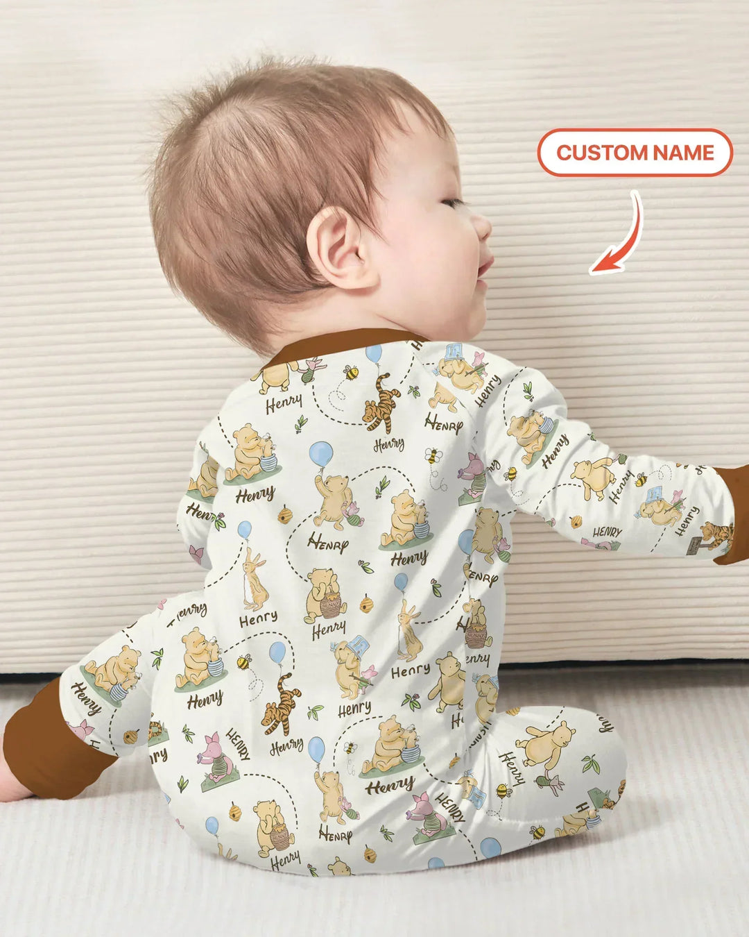 Gerippte Babykleidung mit individuellem Foto - Weich &amp; Skizzenhaft