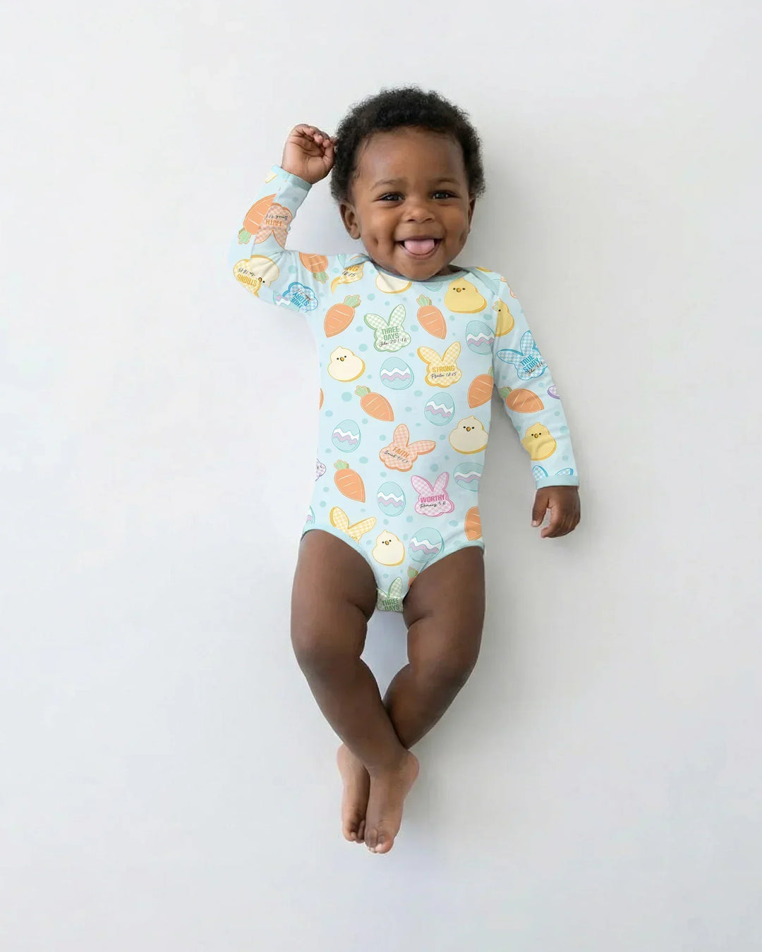 Easter Christian Bunny Bamboo Bodysuit