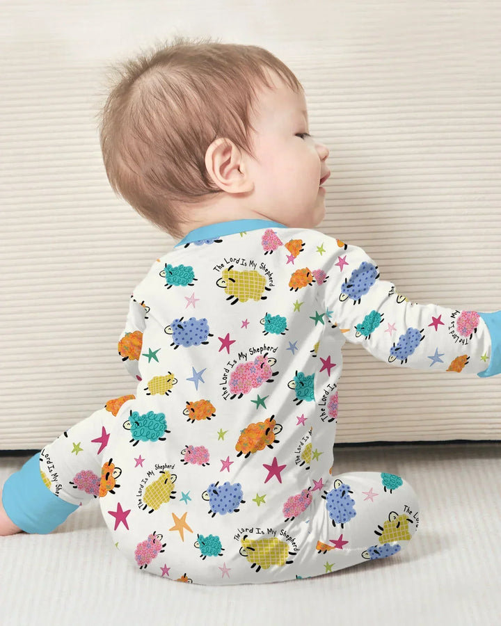 Gerippte Babykleidung mit individuellem Foto - Weich &amp; Skizzenhaft
