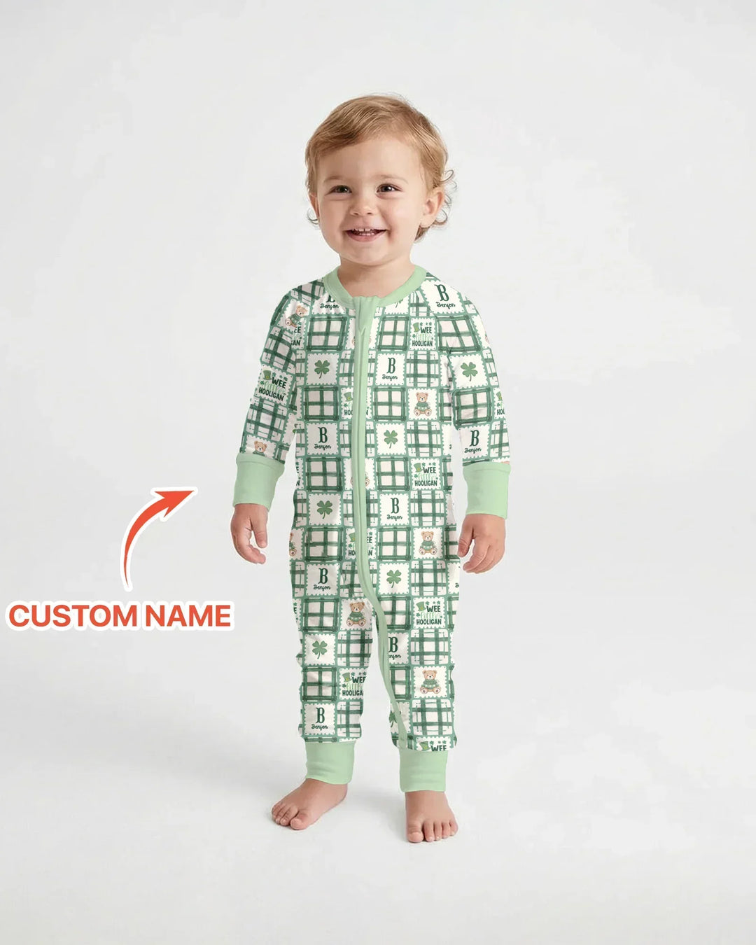 Gerippte Babykleidung mit individuellem Foto - Weich &amp; Skizzenhaft