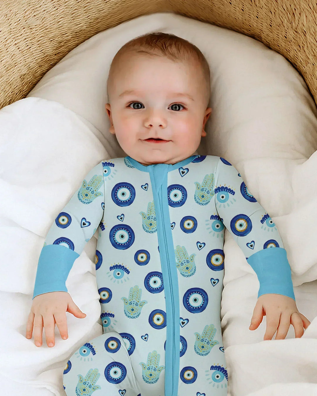 Gerippte Babykleidung mit individuellem Foto - Weich &amp; Skizzenhaft