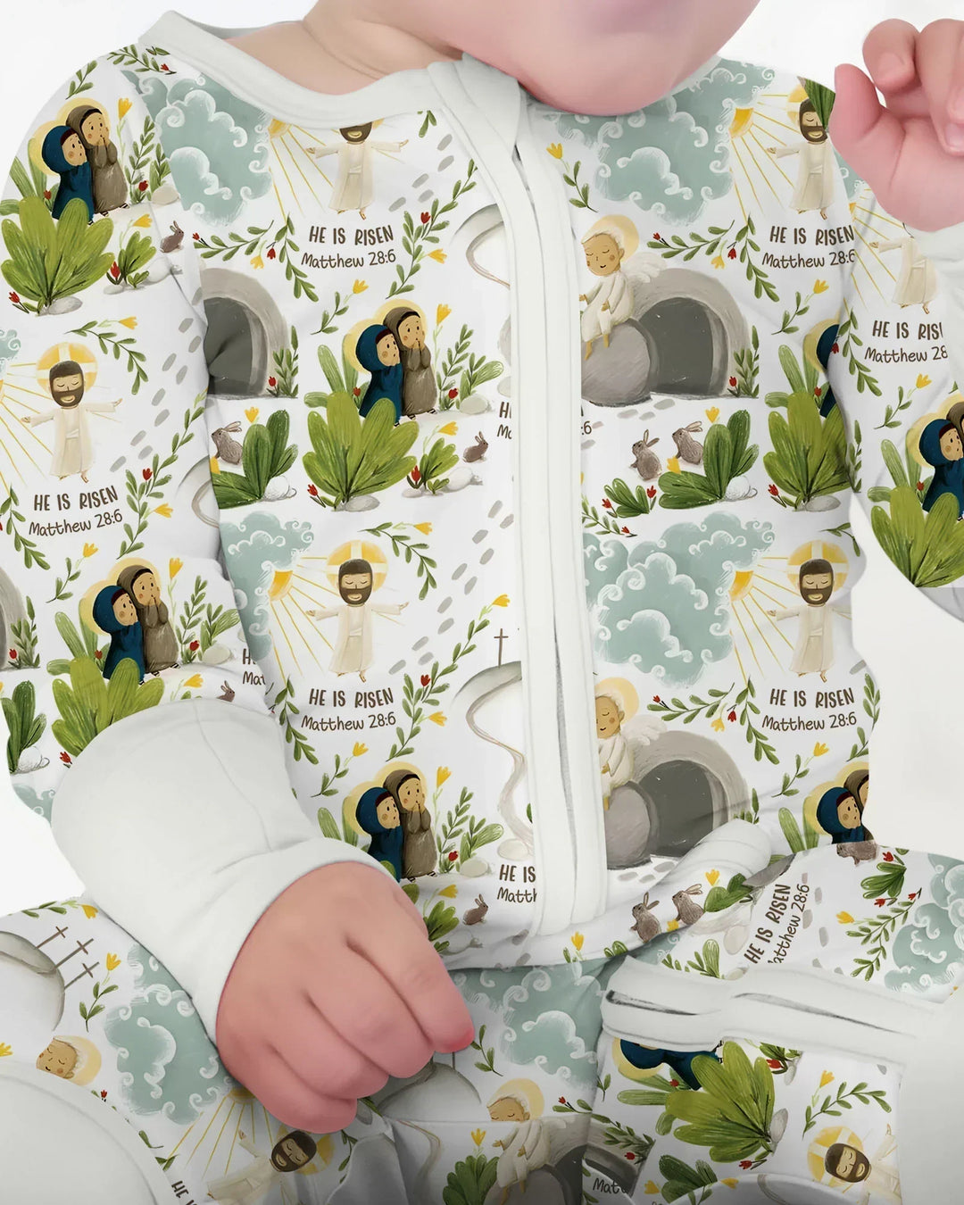 Gerippte Babykleidung mit individuellem Foto - Weich &amp; Skizzenhaft