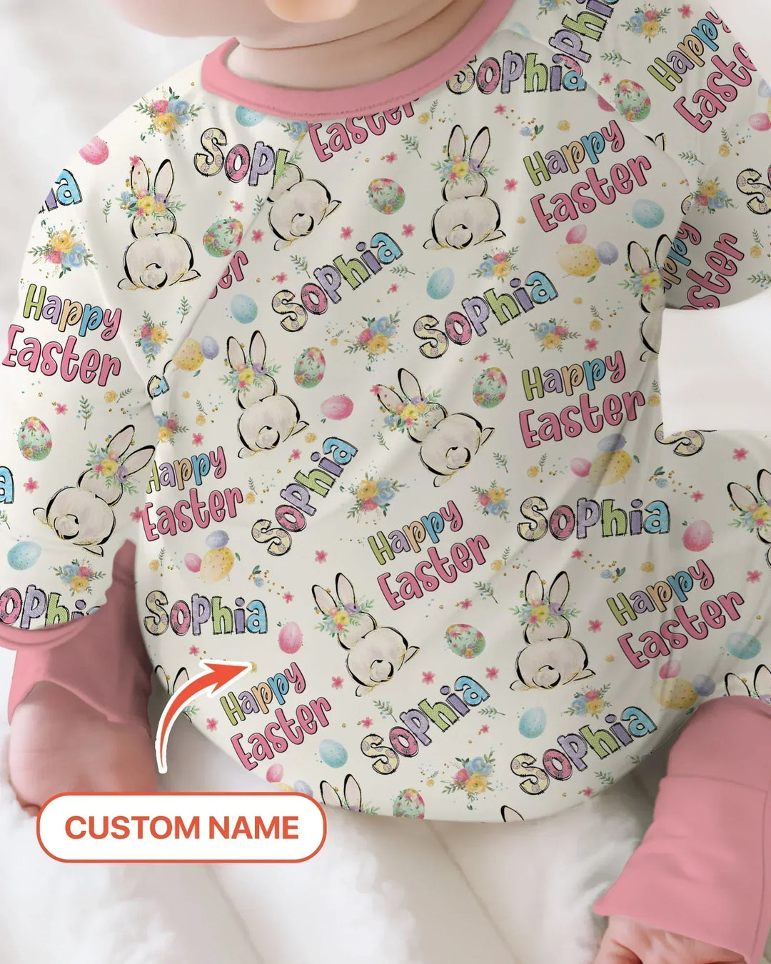 Gerippte Babykleidung mit individuellem Foto - Weich &amp; Skizzenhaft