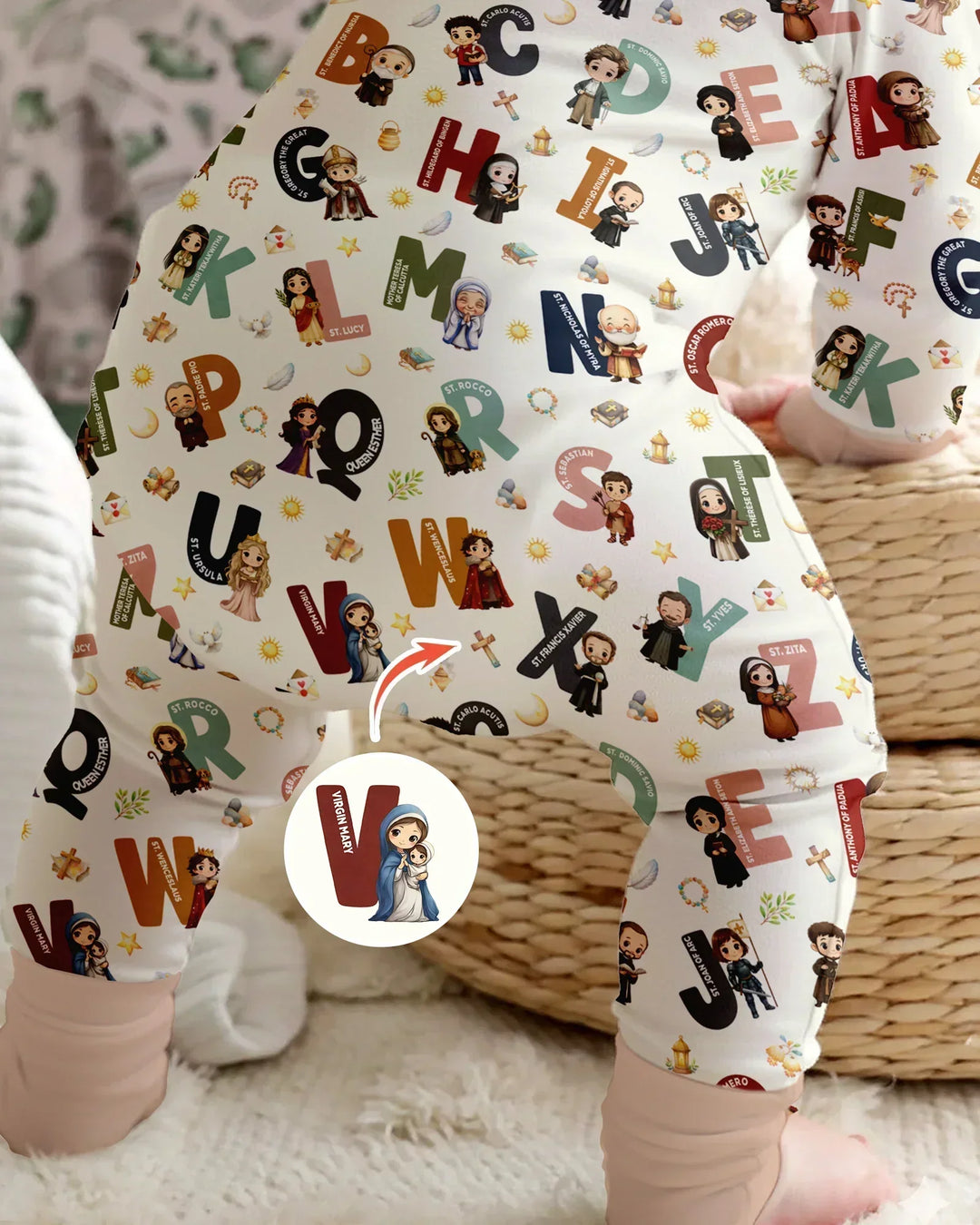 Gerippte Babykleidung mit individuellem Foto - Weich &amp; Skizzenhaft