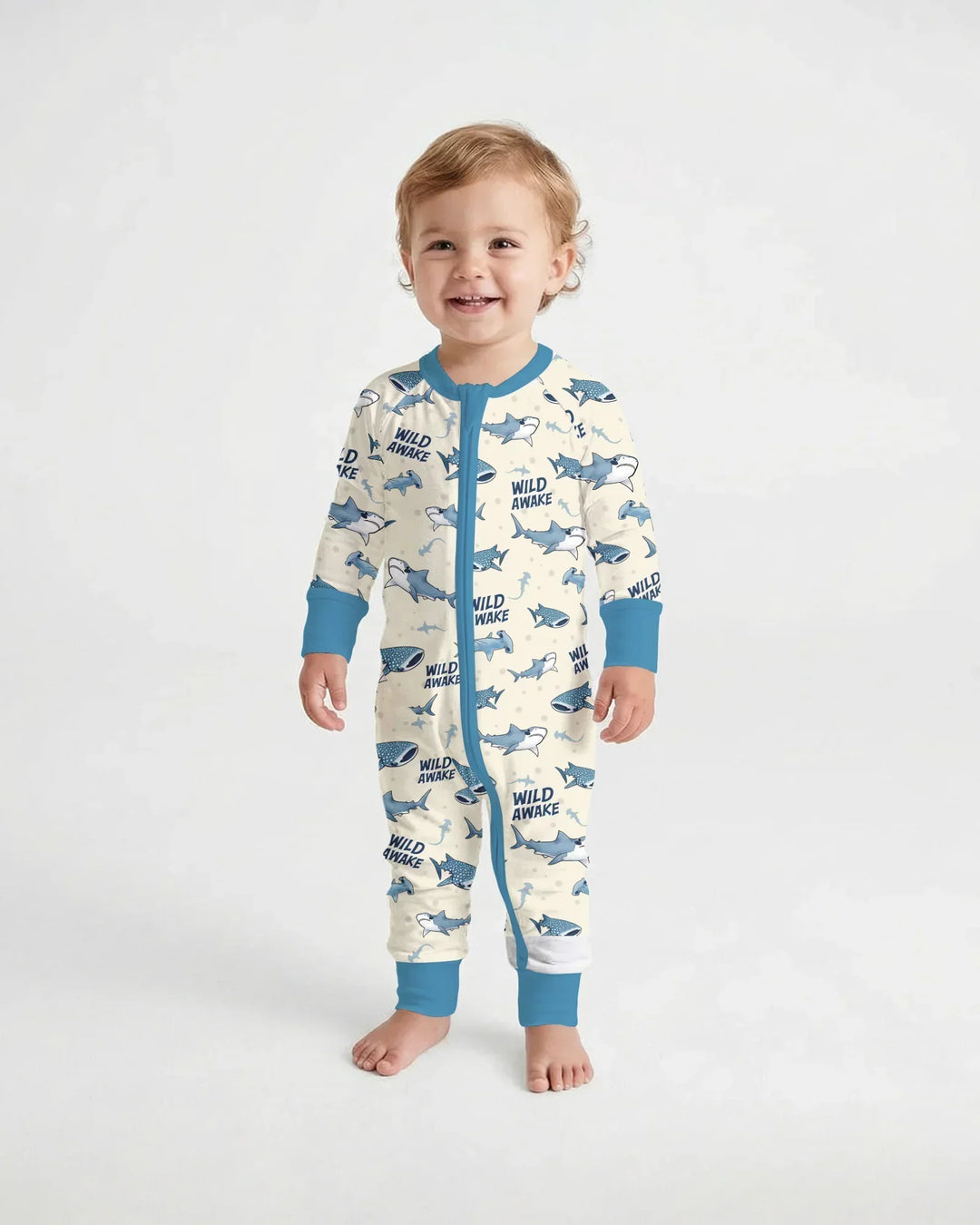 Gerippte Babykleidung mit individuellem Foto - Weich &amp; Skizzenhaft