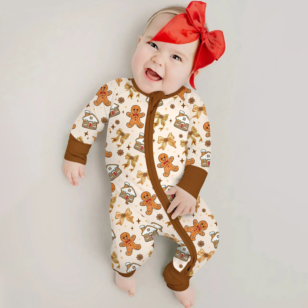 Brushstroke Gingerbread Convertible Zippy , Brushstroke Gingerbread Convertible Zippy - 0-3M