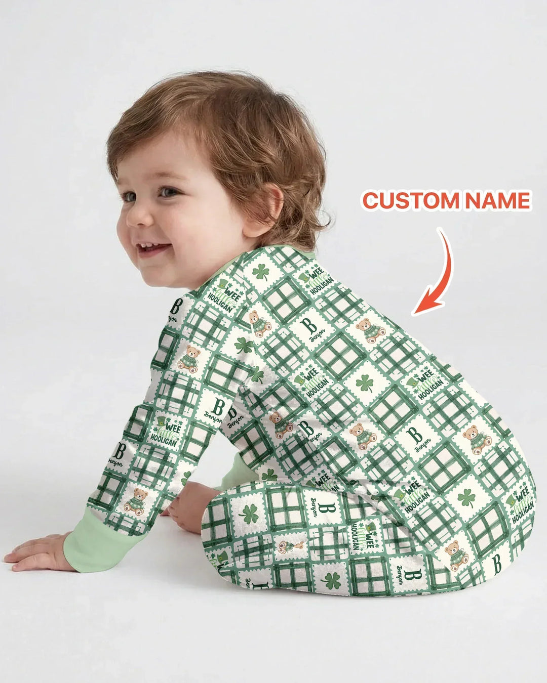 Gerippte Babykleidung mit individuellem Foto - Weich &amp; Skizzenhaft