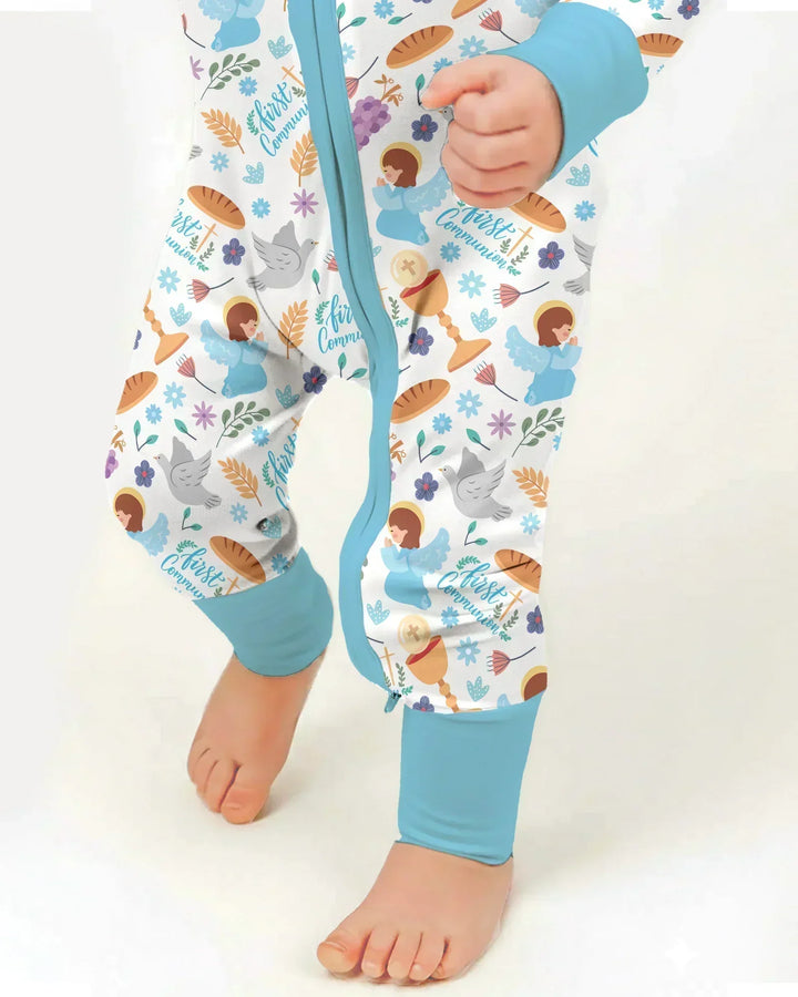 Gerippte Babykleidung mit individuellem Foto - Weich &amp; Skizzenhaft