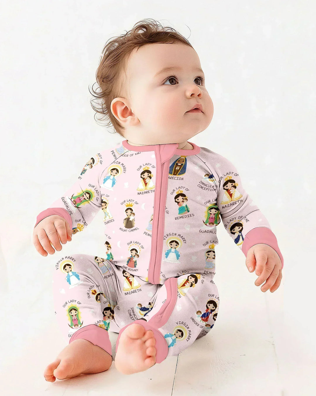 Gerippte Babykleidung mit individuellem Foto - Weich &amp; Skizzenhaft