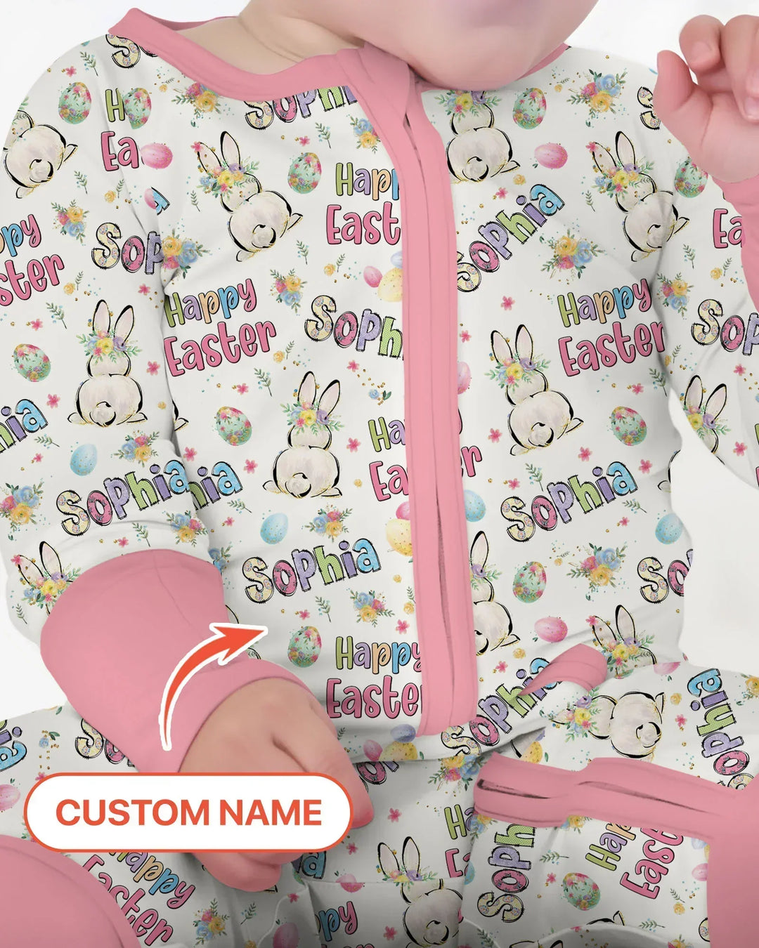 Gerippte Babykleidung mit individuellem Foto - Weich &amp; Skizzenhaft