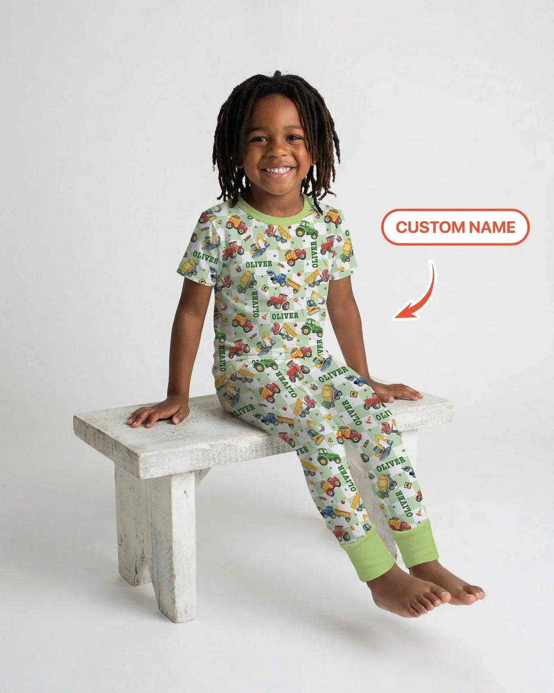 Zweiteiliges, kurzärmliges Pyjama-Set mit Marienkäfern