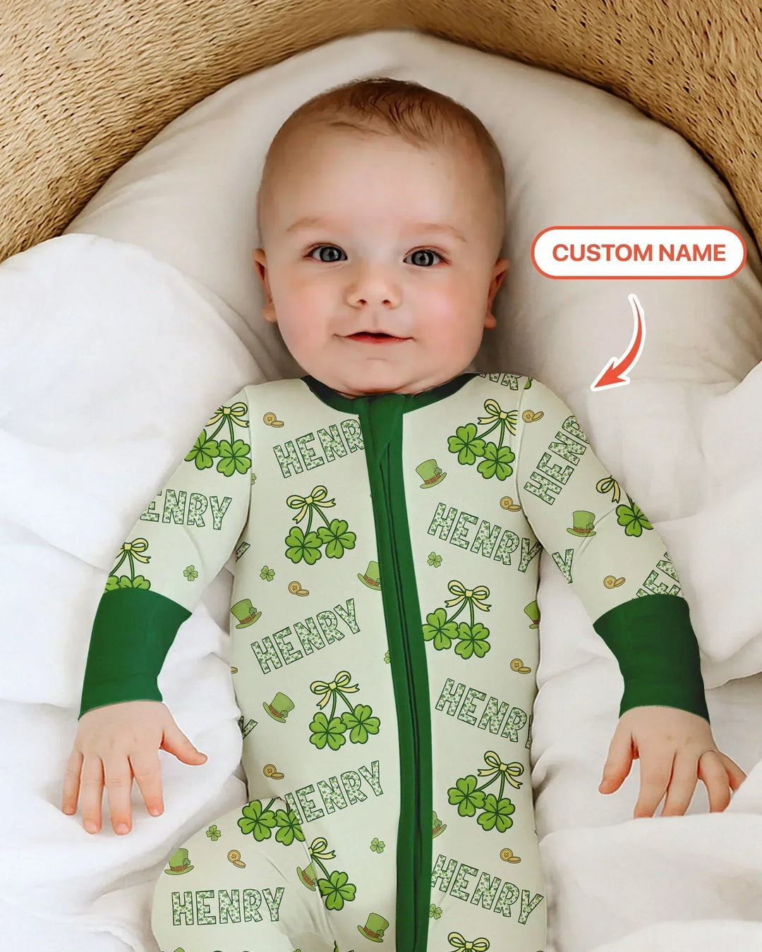 Gerippte Babykleidung mit individuellem Foto - Weich &amp; Skizzenhaft