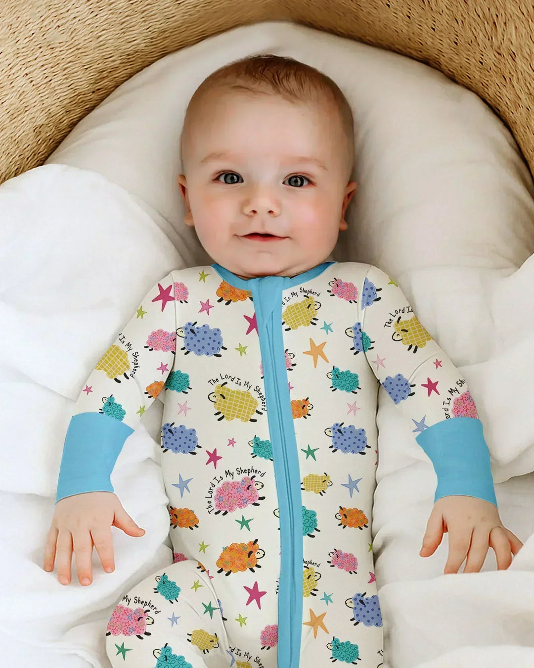 Gerippte Babykleidung mit individuellem Foto - Weich &amp; Skizzenhaft