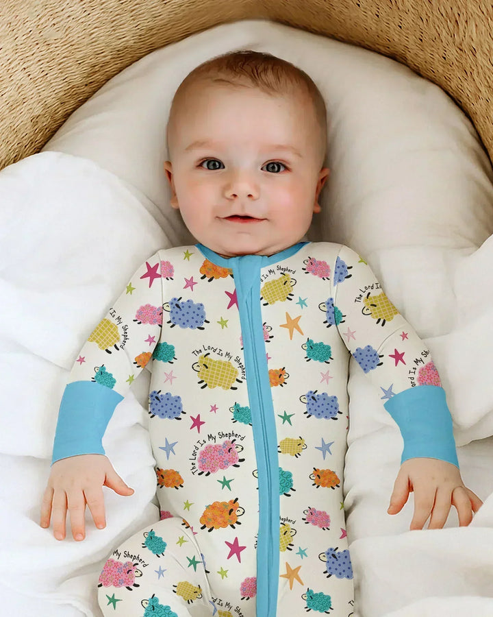 Gerippte Babykleidung mit individuellem Foto - Weich &amp; Skizzenhaft