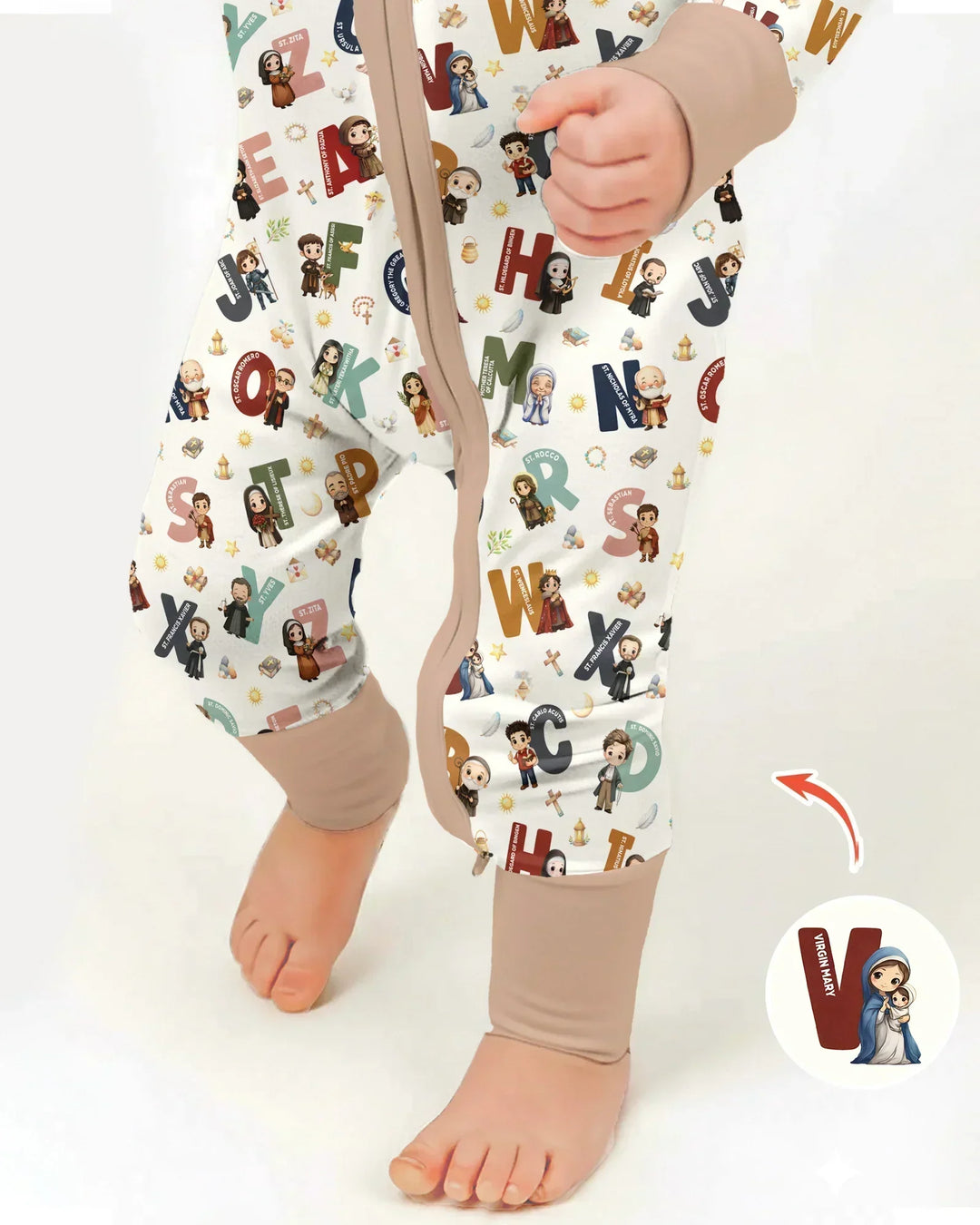Gerippte Babykleidung mit individuellem Foto - Weich &amp; Skizzenhaft