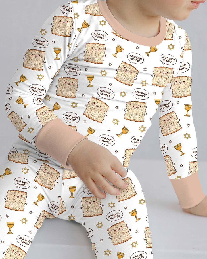 Afikomen Hunter Bamboo Two Piece Long Sleeve Pajama Set
