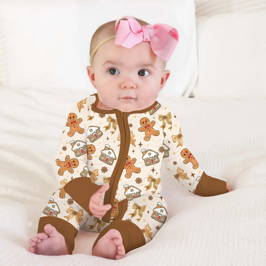 Brushstroke Gingerbread Convertible Zippy , Brushstroke Gingerbread Convertible Zippy - 0-3M