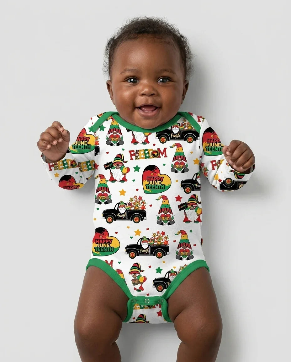 Gerippte Babykleidung mit individuellem Foto - Weich &amp; Skizzenhaft