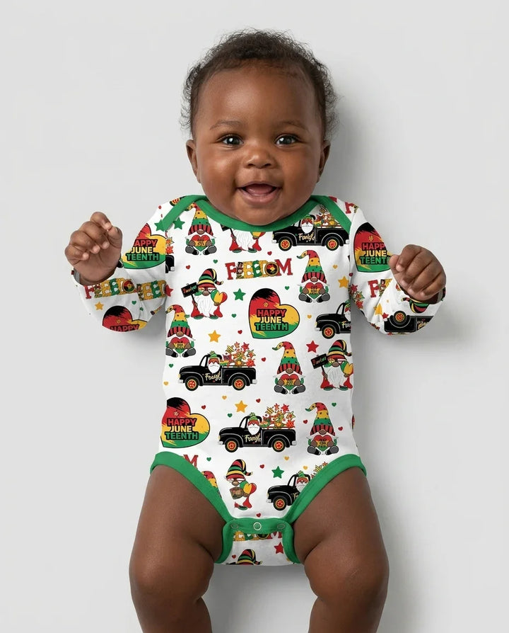Gerippte Babykleidung mit individuellem Foto - Weich &amp; Skizzenhaft