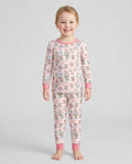 Chinoiserie Mahjong Mommy & Me Matching Bamboo Two Piece Long Sleeve Pajama Set
