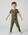 Zweiteiliges, kurzärmliges Pyjama-Set mit Marienkäfern