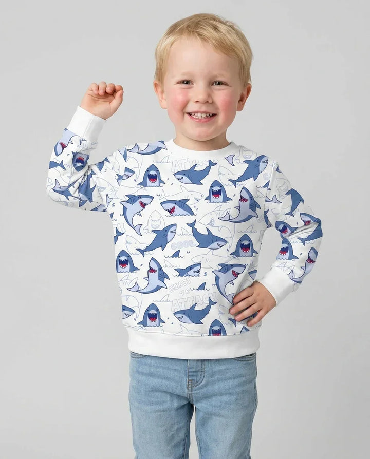 Sweatshirt mit Rundhalsausschnitt aus Bambusfaser