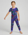Zweiteiliges, kurzärmliges Pyjama-Set mit Marienkäfern