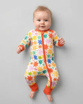 Gerippte Babykleidung mit individuellem Foto - Weich &amp; Skizzenhaft