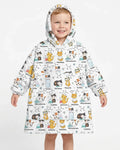Biochemistry Cat Bamboo Blanket Hoodie