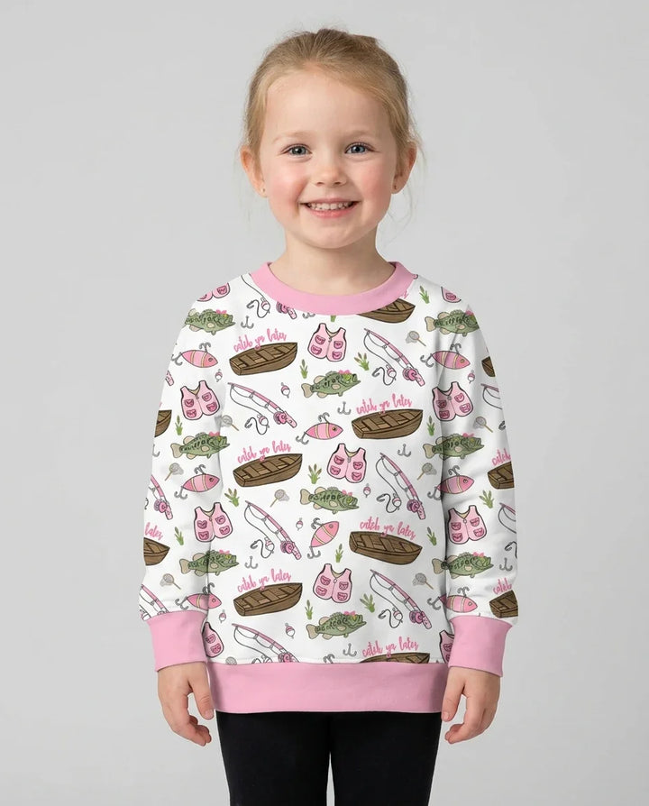 Catch Ya Later Bamboo Rundhals-Sweatshirt
