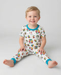 Zweiteiliges, kurzärmliges Pyjama-Set mit Marienkäfern