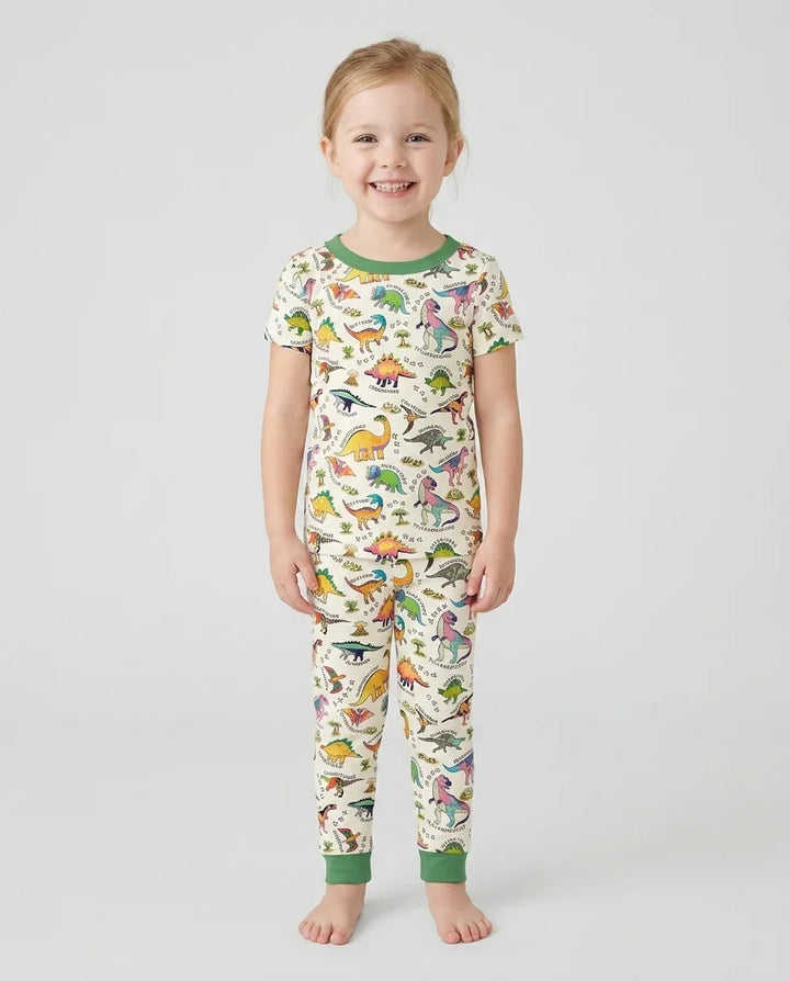 Zweiteiliges, kurzärmliges Pyjama-Set mit Marienkäfern