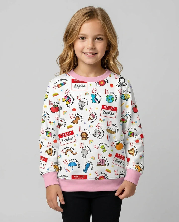 Custom Template Bambus-Rundhals-Sweatshirt