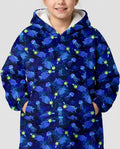 Happy Glow Fish Wearable Bamboo Blanket Hoodie