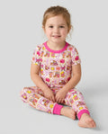 Zweiteiliges, kurzärmliges Pyjama-Set mit Marienkäfern