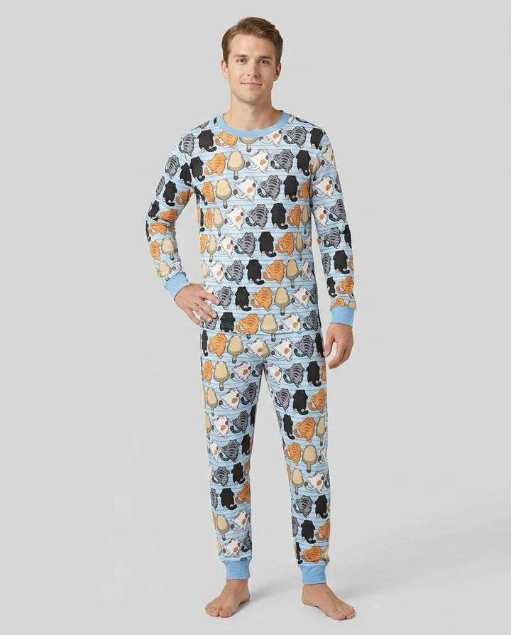 Vorlage Herren-Pyjama-Set