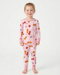 Spooky Halloween Cherry Matching Bamboo Two Piece Long Sleeve Pajama Set