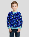 Happy Glow Fish Bambus Rundhals-Sweatshirt