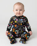 Jack-o'-lantern Coquette Bow Matching Bamboo Convertible Zippy