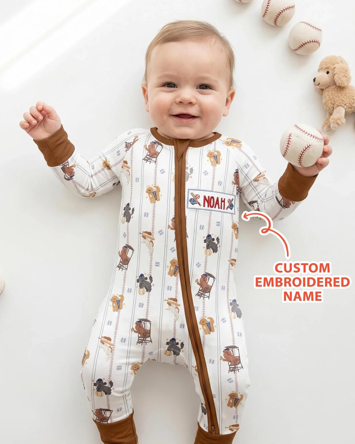Gerippte Babykleidung mit individuellem Foto - Weich &amp; Skizzenhaft