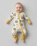 Gerippte Babykleidung mit individuellem Foto - Weich &amp; Skizzenhaft