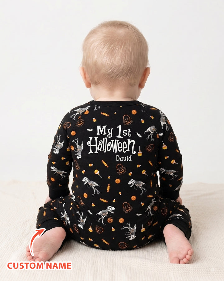 My First Halloween Dinosaur  Bamboo Convertible Zippy